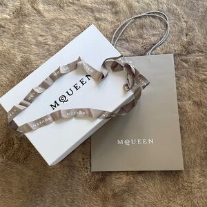 Alexander McQueen box/bag packaging set